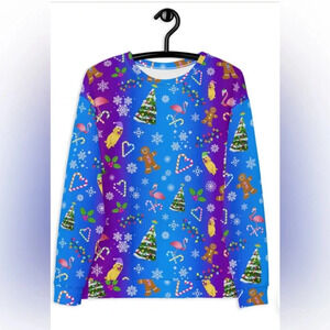 New Lauren of Palm Springs “A Holly Jolly Y2K” Sweatshirt Sz Large